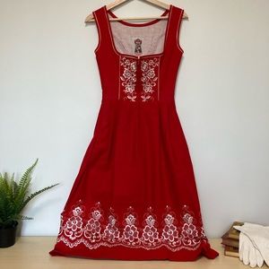 Authentic Austrian Dirndl Dress
